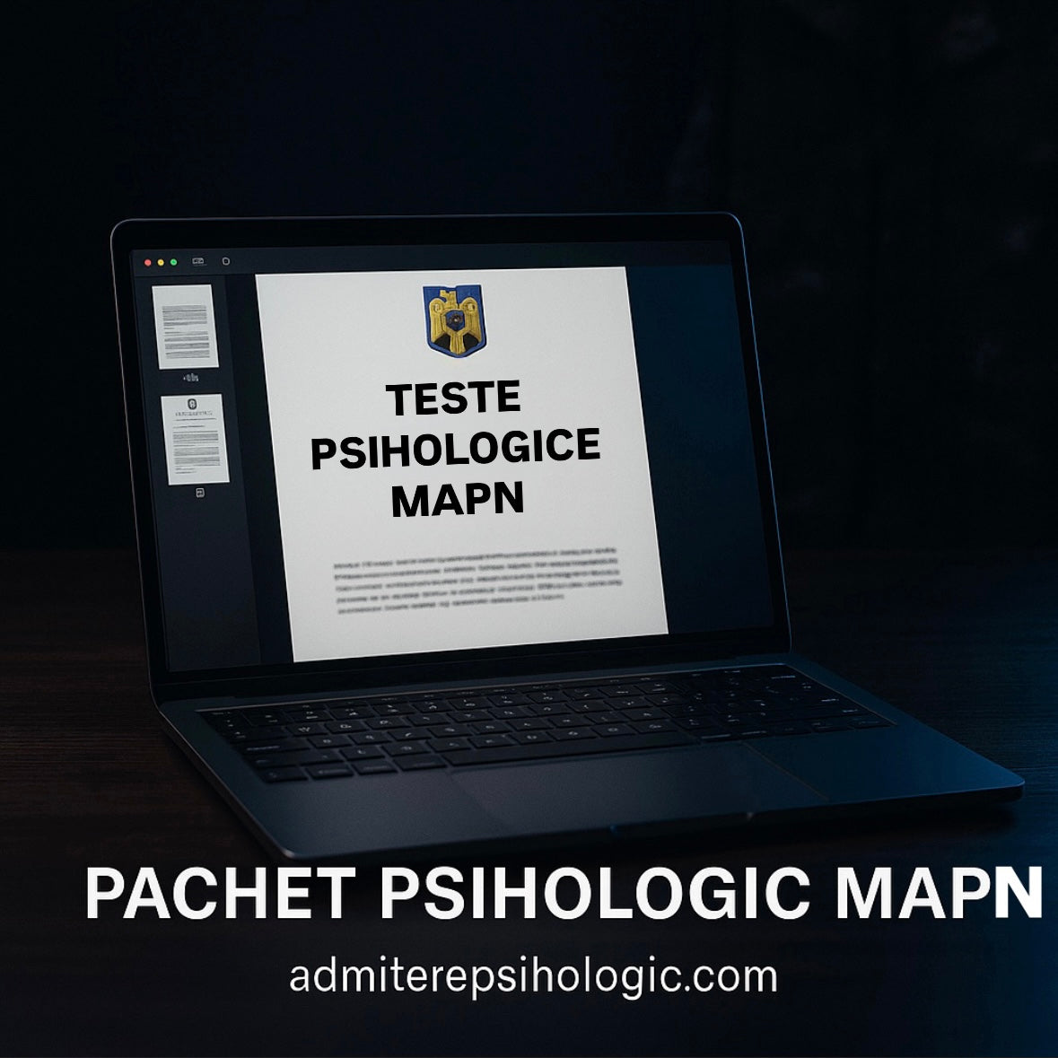 Pachet Psihologic MApN - Materiale pentru Pregătire Completă